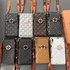 Hermosos estuches para bolsos para teléfonos iPhone 15 14 Pro Max Cartera de cuero para tarjetas 18 17 16 15pro 14pro 13pro 13 12 11 Samsung S22 S23 S24 S25 Ultra Plus con bolsa de compras con logotipo 19x10.5CM