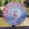 Parasol starożytny papier olejowy Hanfu Dekoracyjny odcień parasol hanfu ręczne rekwizyty parasolowy deszczowy oponowa wstążka parasol starożytny wiatr parasol