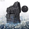 Utomhuspåsar Sling Ryggsäck Army Molle Waterproof Rucksack Bag Axelväskor Vandring Camping Travel Ryggsäckar Bröst Bagsh24119