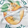 Męskie koszulki Casa Designer Modna odzież ścieżki Casablanca 22AW Orange Aircraft Gradient Silk para Hawaiian Short Sleev Dh6ll