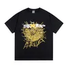 Spider Web Men's T-shirt Designer SP5DER Women's T Shirts Fashion 55555 Short Hermes Star Samma stil Brand Loose Printed Otjc