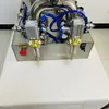 Horisontell uppvärmning omrörande blandningsfyllningsmaskin Pneumatisk enkelhuvudflaska honungskroppslotion på fyllningsmaskiner