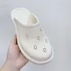 منصة الرجال مثقبة G Sandal Slides Hollow Rubber Women Slippers Black Beige Summer Beach Sandals Fashion Fashion Flups with Box 331