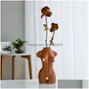 Produits de style chinois Vases en céramique modernes pour accessoires de décoration intérieure Couleur décorative Corps Vase à fleurs Livraison directe Arts de jardin Cr Dhvj9