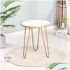 Living Room Furniture Nordic Light Luxury Negotiation Table Cafe Dessert Shop Metal Chair For Indoor Home Decor Drop Delivery Garden Dhspt