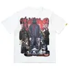 Designer de luxo kanyes clássico rock projeto rapper impresso high street algodão manga curta camiseta verão