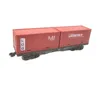 Blocos Evemodel C8728 1 peça Modelo Trens Escala HO 1 87 20 pés Caixa Carro Vagão 20' Vagões Ferroviários L230724