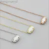 2024 Designer Kendras Scotts Neclace Jewelry Instagram Simple Oval White Shell Pendant Korte kettinghalskraagketting