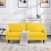 Muebles de sala Loveseat Veet con patas de madera Drop Delivery Home Garden Dhfy7