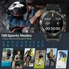 スマートウォッチMelanda Steel 1.39 BluetoothコールスマートウォッチMen Sports Fitness Tracker Watches IP68 Android IOS K52用の防水スマートウォッチ