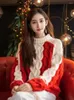 Women's Sweaters European Christmas Red Heavy Industry Thick Thread Outer Sweater For Autumn And Winter Wear Small Fragrant Knitted Top