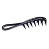 Brosses à cheveux Big Tooth Peigne Mens Plastique Retour Trois-Nsional Poignée Courbe Salon Drop Livraison Produits Soins Outils de coiffure DHMV6