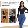 Bel karın şekillendirici dikişsiz shapewear skims bodysuit body bout kaldırıcı zayıflama kılıfı gövde şekillendiricileri uzun kollu tulum damlası de dhx5q