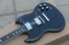 Heet!! Angus Young Gitaar AC/DC Ingelegd zwart palissander toets elektrische gitaar, kenmerkende gitaar, gratis verzending