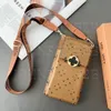 Beautiful Leather Crossbody iPhone Phone Bags Cases 15 14 13 12 11 16 17 18 Pro Max X Xs 8 7 plus Samsung S22 S21 S20 S23 S24 S25 S26 Note 10 20 Ultra Luxury Shoulder Bag