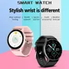 Watches ZL02D Smart Wristwatch Multifunktionell hälsa Övervakning Full pekskärm mode hjärtfrekvensmonitor smart armbandsur