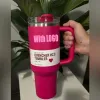 US Stock 1:1 LOGO Winter Pink Limited Edition H2.0 Cosmo Co-Branded Parade TUMBLER mugs Valentine's Day Gift Target Red water bottles 0119