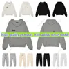 Essentials-Sweatshirts für Männer und Frauen. Essentialshoodie, dünner Samt-Hoodie, lässiger Modetrend, Designer-Sportbekleidung, Hoodie-Set, lässig, übergroße Baumwolle, mit Kapuze