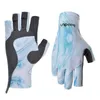 Boodun/Bolton Summer New Fishing Gloves Expend Five Fingers Lycra Transfer Printed Luya 편안