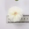 Accessori per capelli 5,5 cm Raso Fiori fai da te Boutique per bambini Maglia Natale Matrimonio Ragazze Fermagli per capelli o senza clip Accessorio 10 pz/lotto