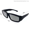 Solglasögon 1st skyddar ögonen Solar Eclipse Glasögon Plast Direkt utsikt över Sun Safety Shade Anti-UV 3D Viewing