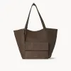 Skóra damska The Row Tote Shop Bag moda lustro Jakość torby krzyżowe luksusowe designerskie torebkę męskie gimnastyczne gym