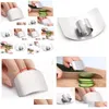 Kitchen Furniture Stainless Steel Finger Protection Tools Safety Slicing Guard Accessories Cooking Gadgets Drop Delivery Home Garden Dhabp