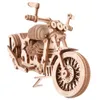 Herramientas artesanales Kit de rompecabezas mecánicos de motocicleta de madera 3D Montaje de bloques de construcción Modelos Kits de artesanía para bricolaje Punk Motos Coche YQ240119