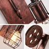 Wall Lamps Industrial Pulley Lamp Creative Lifting Metal Sconce Loft Staircase Cafe Corridor Store Bar Bedside Retro Iron Lighting