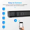 Haut-parleurs 20W TV Soundbar Bluetooth haut-parleur 16inch 2.0 CH Wired Wireless Sound Bar Home System pour PC Theatre TV haut-parleur