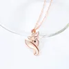 Pendants 925 Sterling Silver Cute Animal Infinity Necklace With Cubic Zirconia Pendant Jewelry Daily Gifts For Mom Women Girl Friend