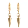 Classic Moon Set Star Bead Cone Earrings