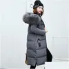 Dames donsparka's Anbenser winterjas Dames lange parka bontkraag Casual slanke damesjassen en puffer gewatteerde uitloperjas Plus S Dhzbu