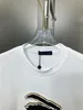 Herren Plus Tees Polos T-Shirts Rundhalsausschnitt, bestickte und bedruckte Sommerkleidung im Polar-Stil mit Straße, reine Baumwolle 37au