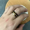 Cluster Rings Handmade Obsidian Party Natural Stone Jewelry For Women Stainless Steel Beaded Ring Freshwater Pearl Bijoux