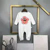 Yeni doğan kıyafetler bebek tasarımcıları% 100 pamuklu tulumlar çocuklar lüks romper kız kızlar k marka onesies çocuk sevimli tulumlar bebek bodysuit kalekids-6 cxd2401191