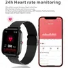 Orologi intelligenti 2023 Nuovo orologio intelligente da uomo Monitoraggio dell'ossigeno nel sangue Orologio fitness sportivo Uomo Donna Monitoraggio della temperatura corporea Orologio intelligente per Xiaomi