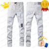 Calças Mens Roxo Jeans Denim Jeans Designer Jean Homens Calças Pretas High-End Qualidade Design Reto Retro Streetwear Casual Sweatpants Designers Corredores Pant 24