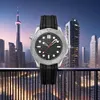 الساعات الرجالية الفاخرة ميكانيكية الساعة World Time Ceramic Ring Limited Edition Automatic Watch 41mm Movement Movement Glass Back Sport Sea Mans Blue Watch