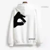 Luxur Designer Mens Fashion Hoodies Finger Print Ow Brand Hooded Sweatshirt Oversize L1ur L1ur