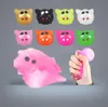 Le plus récent Anti-stress Splat boule d'eau évent jouet coloré tête de cochon boule d'eau serrant jouets drôles enfants Splat jouets 5056667