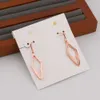 デザイナーのKendrascott Neclace Jewelry K Jewelry Diamond Hollow Copper Alloy電気めっき本物のゴールドイヤリング耳フックとイヤリング