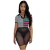 Women'S T-Shirt Womens T Shirts Y Girl Clothing 2023 Summer Printed Tight Slimming V-Neck Short Sleeve T-Shirt For Women Wholesale Dro Dhbwl