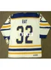 740s men 32 ROB RAY 1992 CCM Vintage Retro Away Hockey Jersey or custom any name number Jersey4078690