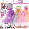 Doll House Accessories Fashion Design Kit for Girls 345st Girls Embroidery Kit Sying DIY Basic Reusable Kit For Creativity Diy Arts Learning CraftSvaiduryb