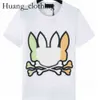 Bad Bunny Shirt Marke Herren T-Shirts Totenkopf Häschen Muster Top Baumwolle O-Ausschnitt Kurzarm T-Shirt Print Ghost Rabbit Poloshirt Sommer T-Shirt Luxus Designer Physcho Bunny 46