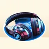 Headphones Earphones Wireless Headphone Fone Bluetooth Headset Gamer HIFI Stereo LED Glow Metal Folding Music fonos With Mic1029526