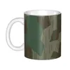Mugs Carbon Camouflage Design Coffee Mug DIY Customized Army Military Ceramic Cup Creative Gift
