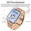 Slimme horloges LUIK Oproep Smart Watch Dames Smartwatch met aangepaste wijzerplaat voor Android IOS Waterdichte Bluetooth Muziekhorloges Full Touch Armband Klok