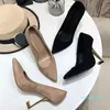 2024 peau de vache noire femmes 10cm chaussure bateau à talons hauts taille 34-40-41 avec